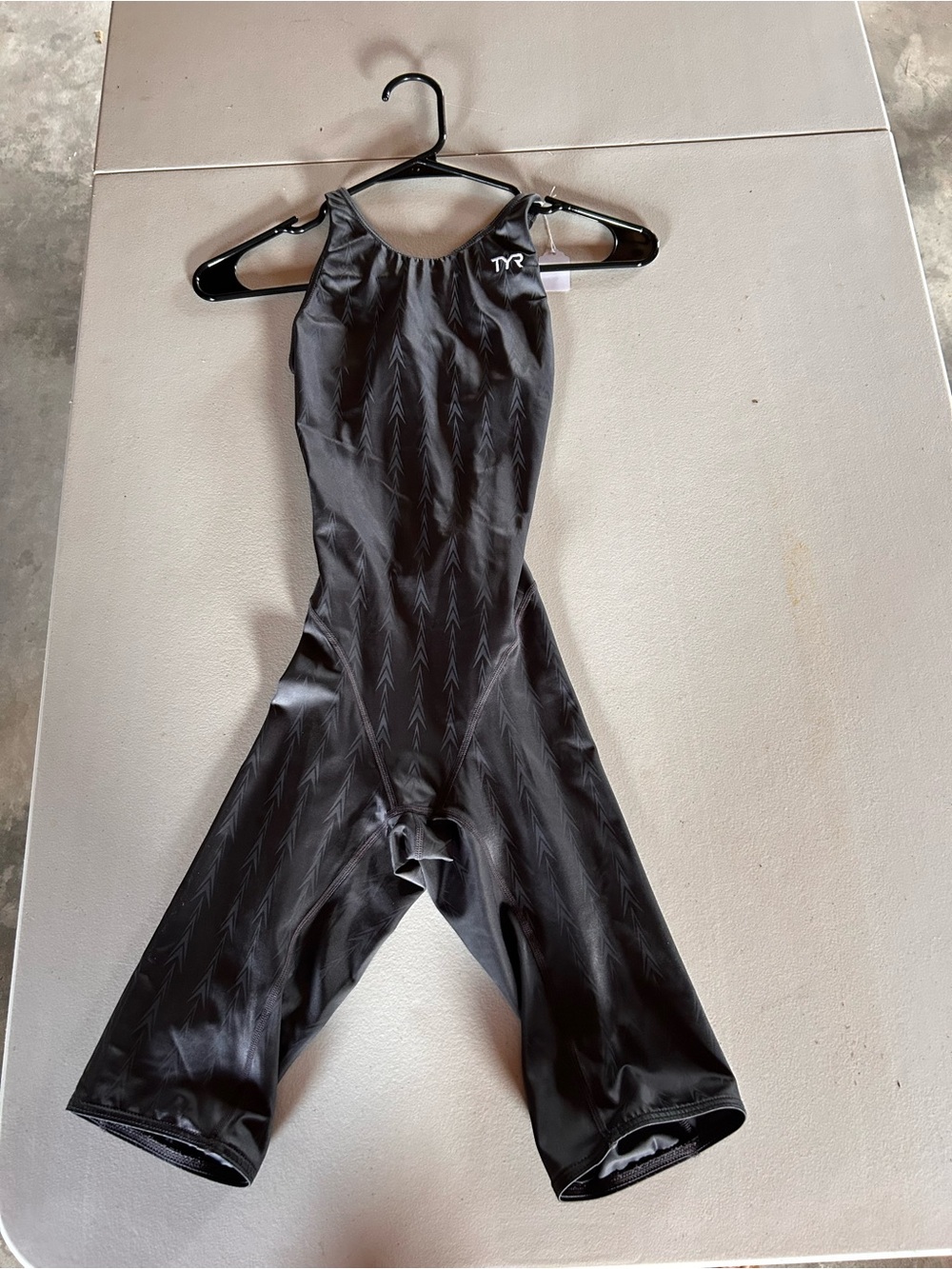 TYR Black Full-Body Racing Kneeskin